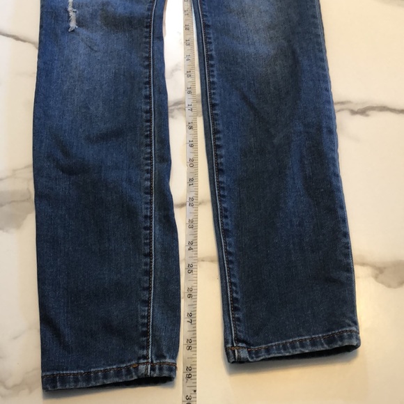 CABI skinny #5087 distressed medium wash jeans denim casual - Picture 10 of 16